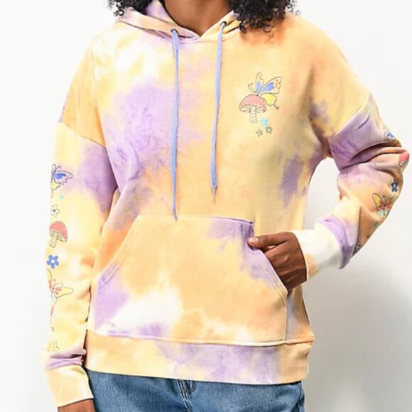 Zumiez Tops - Zumiez A.LAB Freela Mushroom Tie Dye Hoodie XS NWT.